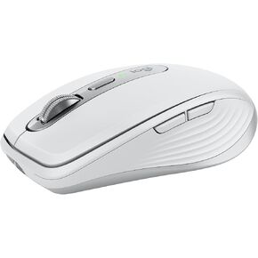 Logitech MX Anywhere 3S for Mac, Compact Wireless Bluetooth Mouse, 8K DPI Any-Surface Tracking, Quiet Clicks, USB C, Wireless Mouse for MacBook Pro, MacBook Air, iMac, iPad - Pale Grey (Renewed)