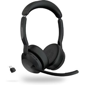 Jabra Evolve2 55 Stereo Wireless Headset (Renewed)