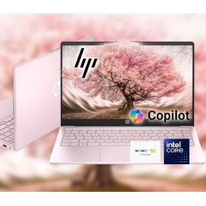 HP 14 Ultrabook • Intel 4-Core N150 • Microsoft 365 • Copilot AI • 32GB RAM • 1.6TB Storage (128GB SSD + 512GB Portable + 1TB OneDrive) • Wi-fi • 12 Hr Battery • Pink • w/WOWPC Bundle • Win 11