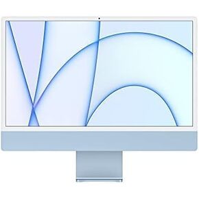 2021 Apple IMAC مع رقاقة Apple M1 مع وحدة المعالجة المركزية ذات 8 نواة (ذاكرة 24 بوصة ، 16 جيجابايت ، تخزين 2 تيرابايت) (Qwerty English) الأزرق (قسط متجدد)