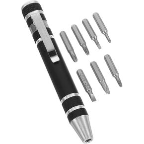 Amosfun Screwdriver Set Compact Portable Repair Tool for Eyeglasses Laptops More Versatile Precision Screwdrivers with for DIY Enthusiasts