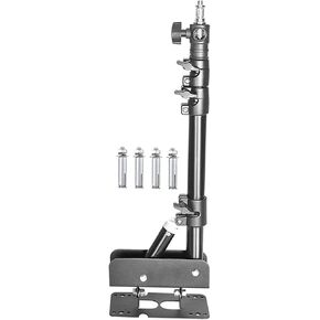 Wall Mount Boom Arm Video Ring Light Adjustable for Light with Triangle Base