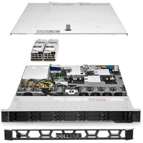 Dell PowerEdge R440 NVMe Server 2.10Ghz 32-Core 64GB 10x Caddies LCD Bezel (Renewed)