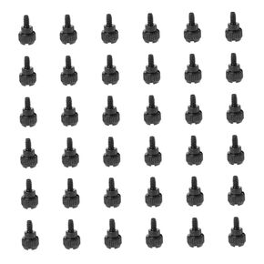 100Pcs Knurled Thumbscrew for Computer Cases Durable Replacement Screws for Side Panels Corrosion Easy Installation High Hardness for Indoor and Outdoor