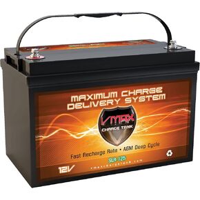 VMAX SLR125 AGM Battery 12V 125Ah Deep Cycle Solar Battery compatible with Solar Backup Off-grid RV