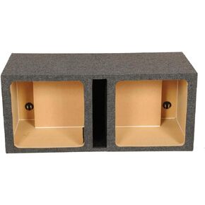 Q Power HD215 VENT SQ Dual 15-Inch Vented Custom Speaker Box for Kicker L7 Subwoofer