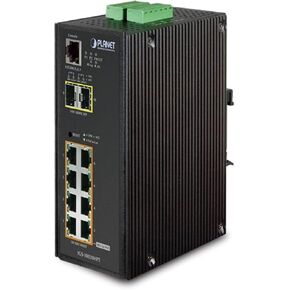 IGS-10020HPT/الصناعة 8-PORT 10/100/1000T 802.3AT POE + 2-PORT 100/1000X SFP مفتاح مع درجة حرارة تشغيل واسعة
