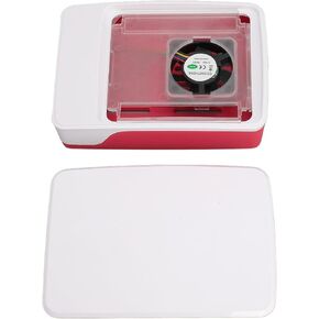Cooling Case for RPi 5 8GB 4GB 2GB 1GB - Cooling Case with PWM Active Heatsink Fan, ABS Case with 4pin JST, Cooling Case Connector for RPi 5 8GB 4GB 2GB 1GB
