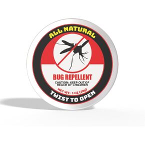All Natural Bug Repellent Paste (1 oz.) | Repels Mosquitos, Flies, Ticks, & Fleas | DEET Free & Contains Citronella | for All Skin Types