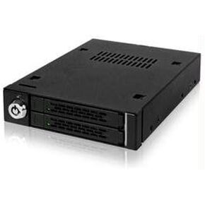 ICY DOCK ToughArmor MB992SK-B 2x2.5inch SATA HDD/SSD Full Metal Mobile Rack in 1x3.5inch Device Bay Electronic Consumer Electronics