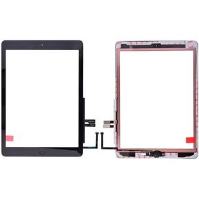 for iPad 6 Touch Screen Glass Digitizer Lens Replacement for iPad 6th Generation 2018 Ver. A1893 A1954 USA (Black)