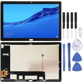 YMJUS Cellphone Repair Parts OEM LCD Screen for Huawei MediaPad M5 Lite 10 BAH2-W19 BAH2-L09 with Digitizer Full Assembly(Black)