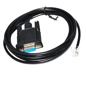 USB to 4-Pole RJ10 RS232 Serial Communication DEBUG Cable for Elevator Diagnostics Interface to PC(1.8M,DB9 Female - RJ10)