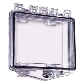 Enclosure, Enclosed, Clear, Ext. Thumb Lock