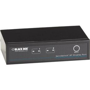 BLACK BOX NETWORK SERVICES Black Box Network Services Kv9702a 2 Port Display Port Kvm With Usb And Aud