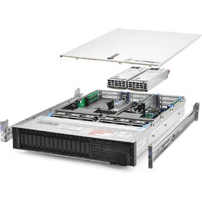 TechMikeNY Server 2X Gold 6154 3.00Ghz 36-Core 192GB RAM 3X Caddies PowerEdge R740 (Renewed)