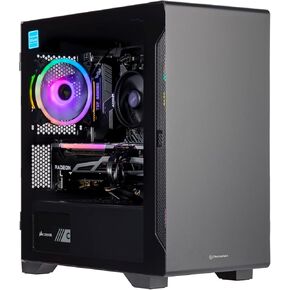 Velztorm Erebix Custom Built Gaming Desktop PC (AMD Ryzen 3 3100, Radeon™ RX570 8G, 64GB DDR4, 1TB PCIe SSD, 750W PSU, WiFi 4, RJ-45, HDMI, Win 11 Home)