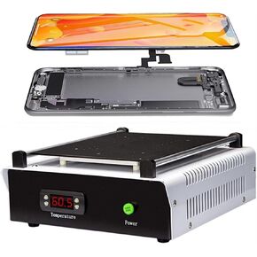LCD Touch Screen Glass Separator Repair Machine 2 Inch, Built-in Vacuum Splitter Machine Hot Plate for Smart Phone Ipad Tablet