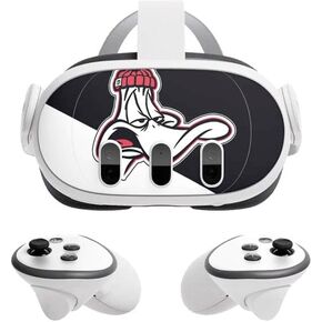 Skinit Decal Gaming Skin Compatible with Meta Quest 3 - Officially Licensed Looney Tunes Retro Daffy Duck Design