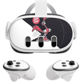 Skinit Decal Gaming Skin Compatible with Meta Quest 3 - Officially Licensed Looney Tunes Retro Road Runner Design
