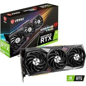 MSI Gaming GeForce RTX 3080 10GB GDRR6X 320-Bit HDMI/DP Nvlink Tri-Frozr 2 Ampere Architecture OC Graphics Card (RTX 3080 GAMING X TRIO 10G)
