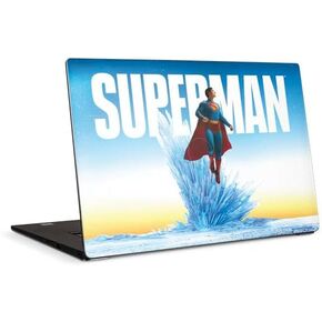 Skinit Decal Laptop Skin Compatible with Dell XPS 15in (2017) - Officially Licensed DC Comics Superman Logo Background Pattern Design