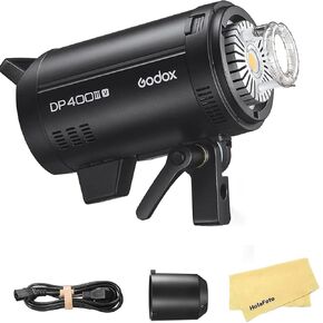Godox DP400III-V DP400IIIV 400Ws Professional Studio Strobe Flash Light,GN87 0.1-1S Recycle Time,2.4G X System,Bowens Mount with 30W LED Modeling Lamp for Wedding,Portrait,Fashion,Product Photography in Saudi Arabia