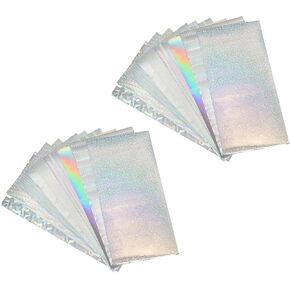 PATIKIL Assorted Reflective Fishing Lure Stickers, 2 Set Adhesive Waterproof Fish Scale Film DIY Flash Lure Tape for Fishing Lure Making Metal Baits, Multicolored