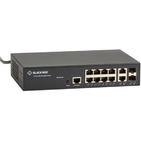 Black Box LGB1110A L2+ Switch Delivers Management Simplicity, Lower Cost of Ownership, Plus Fiber U