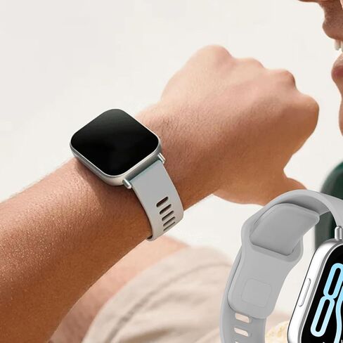 Bands for Redmi Watch 5 Active/Redmi Watch 5 Lite Straps for Women Men, [3 Pack ] Soft Silicone Smartwatch Belt Strap Replacement Wristbands Compatible with Xiaomi 5Lite/5Active Strap in Saudi Arabia
