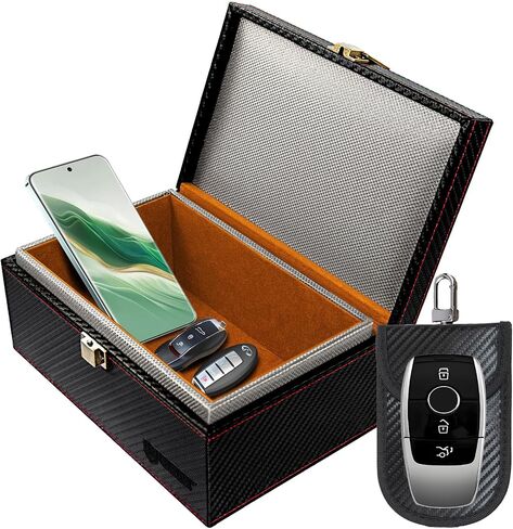 Faraday Box for Car Keys, RFID Signal Blocking Key Fob Protector in Saudi Arabia