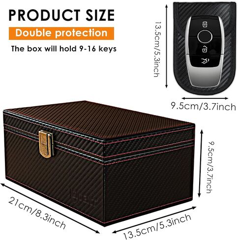Faraday Box for Car Keys, RFID Signal Blocking Key Fob Protector in Saudi Arabia