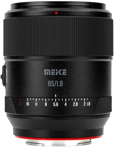 Meike 85mm F1.8 Auto Focus Medium Telephoto STM (Stepping Motor) Full Frame Portrait Lens Compatible with Sony E-Mount Mirrorless Cameras A7 A7R A74 A7R4 A7C A7III A7RII A7RIII A7SIII A7SII A9, etc in Kuwait