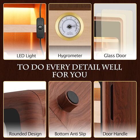 Cigar Humidors Cabinet for 200 Cigars, Cigar humdiidor Box with Digital Hygrometer, Spanish Cedar Lining 2 Shelves 1 Drawer Cabinet Humidor for Cigars, Great Idea Gift in Saudi Arabia