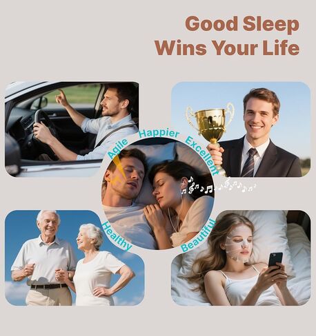 Hmusic Sleep Earbuds,USB C Wired Sleep Headphones for Side Sleepers,30dB Noise Isolate Sleepbuds w/Mic,2g Lightweight Siclicone Soft Earplug,Flat Thin Bed Earphones for Relax,Focus,Travel,Yoga(Pink) in Saudi Arabia