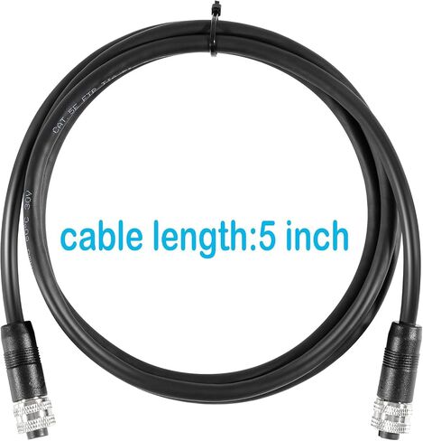 720073-6 AS EC 5E Ethernet Cable, Black, 5-Foot Compatible with Humminbird All Helix 15, Helix 12, Helix 10, Helix 9, Helix 8, Helix 7 (G2N and G3N only); 2 All 11xxci, 9xxci, 8xxci, 7xxci in Saudi Arabia