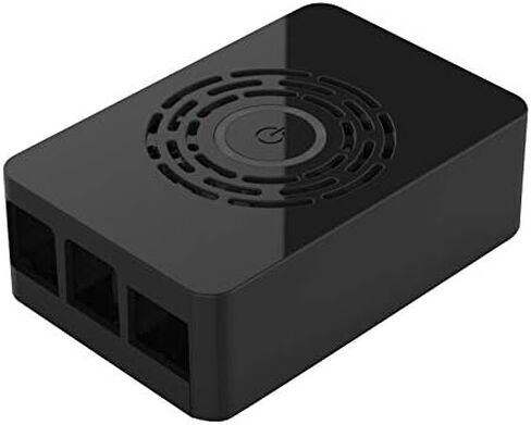 Raspberry Pi 4 Case with Power Button (Black) in Kuwait