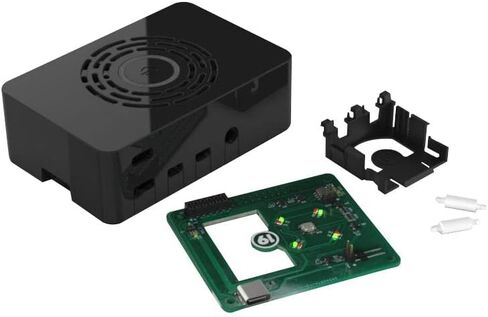 Raspberry Pi 4 Case with Power Button (Black) in Kuwait