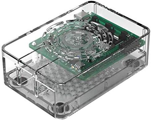 Raspberry Pi 4 Case with Power Button (Black) in Kuwait