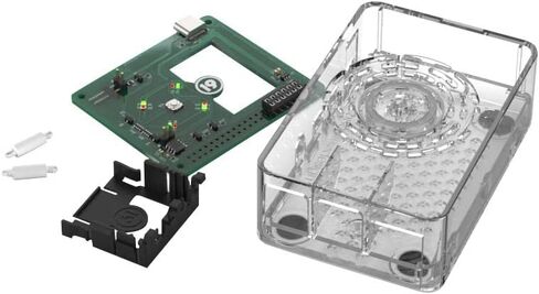 Raspberry Pi 4 Case with Power Button (Black) in Kuwait