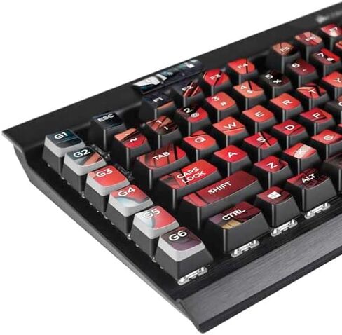 Skinit Sched Skin Gothly Tonclible مع K95 RGB Platinum Mechanical Gaming Keyboard - Marvel Avengers Assolbly Iron Man Design in Kuwait