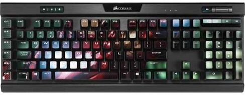Skinit Sched Skin Gothly Tonclible مع K95 RGB Platinum Mechanical Gaming Keyboard - Marvel Avengers Assolbly Iron Man Design in Kuwait