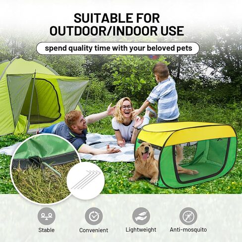 Cat Dog Playpen ، Puppy Hitten Pet Playpen Indoor/Outdoor ، قفص ناعم منبث in Saudi Arabia