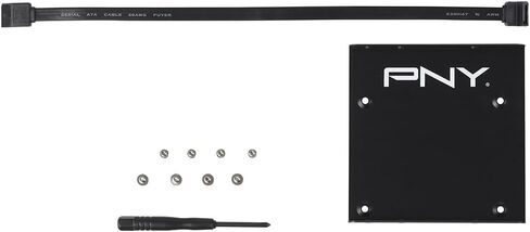 طقم تثبيت PNY لـ SSD أو HDD 2.5 "Bay Internal Bay و USB 3.0 SPORTORCH وبرنامج الاستنساخ. in Saudi Arabia
