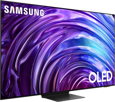تلفزيون سامسونج الذكي فئة 65 بوصة OLED 4K S95D من سلسلة HDR Pro مع تقنية Dolby Atmos وصوت تتبع الكائنات+ ومسرع الحركة ومحسن العمق الحقيقي وترقية الذكاء الاصطناعي بدقة 4K وAlexa المدمج (QN65S95D، موديل 2024) in Kuwait