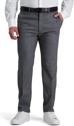 Kenneth Cole Reaction Men's Slim Fit Solid Performance Dress Pant, Black, 36W x 30L in Saudi Arabia