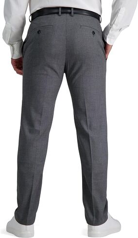 Kenneth Cole Reaction Men's Slim Fit Solid Performance Dress Pant, Black, 36W x 30L in Saudi Arabia