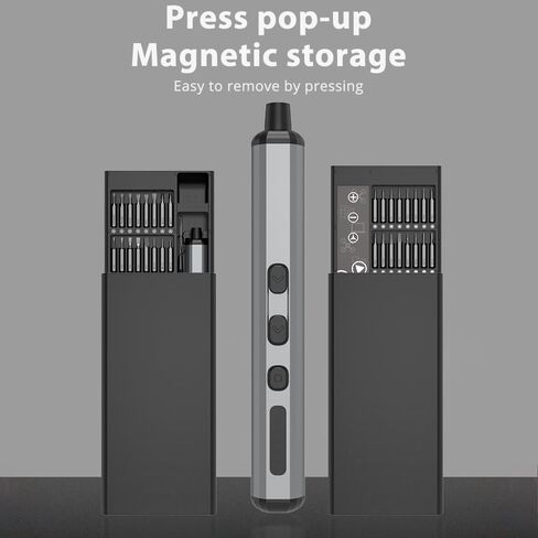 ymiko 68 in 1 mini electric ، أدوات الصيانة الدقيقة مع مادة الصلب الفاناديوم ، ضوء LED ، شحن النوع C ، تصميم التخزين المغناطيسي ، للهواتف المحمولة ، أجهزة الكمبيوتر ، والمزيد in Kuwait