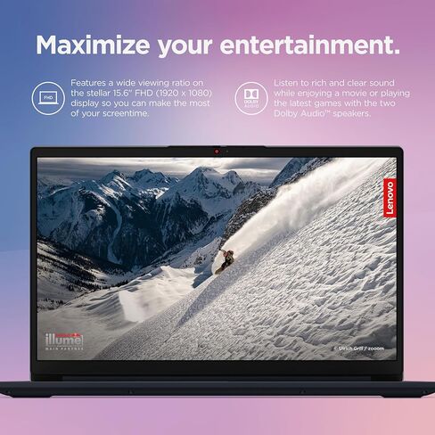 Lenovo IdeaPad Laptop Computer 2025 ، 15.6 "FHD Touchscreen ، 10-Core Intel I5 ، Intel Iris XE Graphics ، 24 جيجابايت ذاكرة الوصول العشوائي ، تخزين 1.5 تيرابايت (1TB SSD + 500GB EXT) ، MARXSOLACCUSORY ، WIN 11 PRO ، LIFETIME OFFICE 2024 in Kuwait