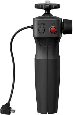 Panasonic LUMIX Tripod Grip USB Micro-B Wired Connection with Video Rec, Shutter and Sleep Button – DMW-SHGR1 in Saudi Arabia
